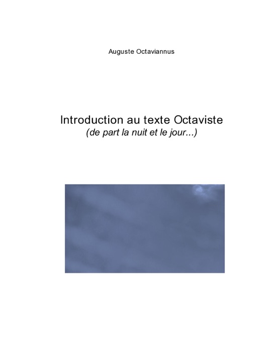 Introduction au texte Octaviste