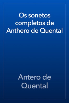 Capa do livro Sonetos de Antero de Quental