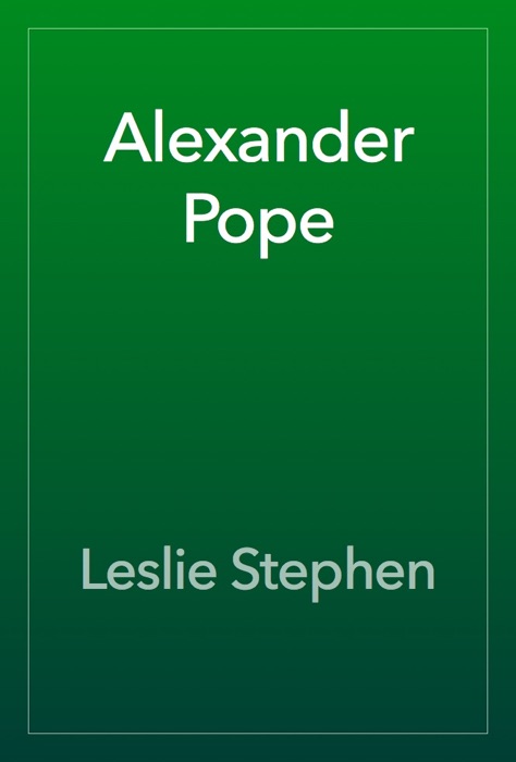Alexander Pope