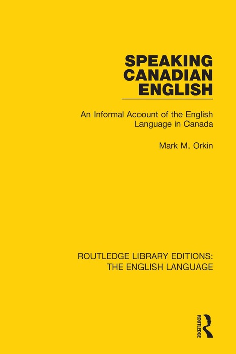 Speaking Canadian English