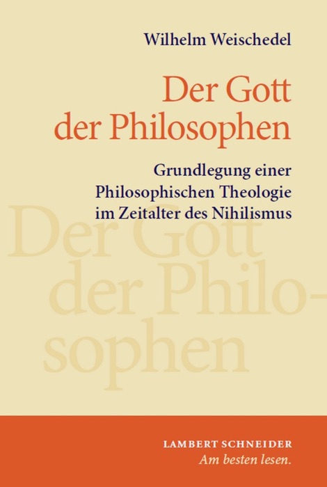 Gott der Philosophen