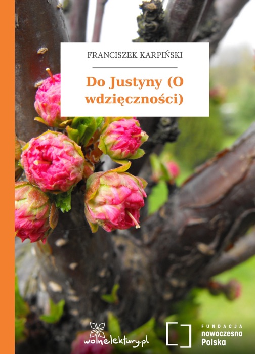 Do Justyny (O wdzięczności)