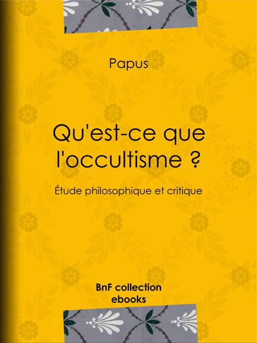 Qu'est-ce que l'occultisme ?