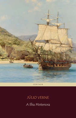Capa do livro A Ilha Misteriosa de Jules Verne