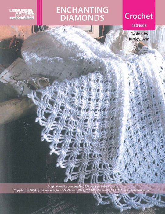 Enchanting Diamonds Baby Afghan