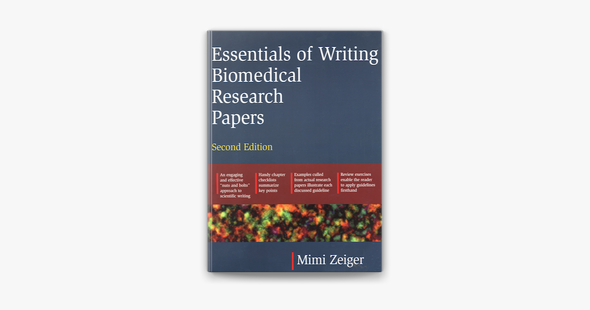essentials of writing biomedical research papers. second edition