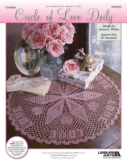 Circle of Love Doily