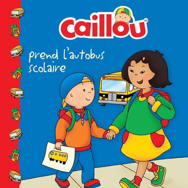 Caillou prend l'autobus scolaire