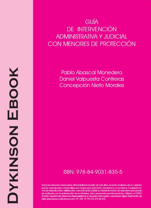 Guía de intervención administrativa y judicial con menores de protección