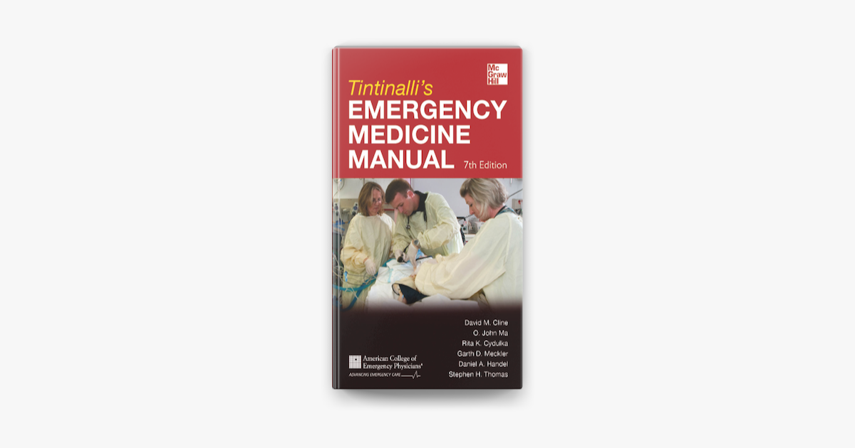 ‎Tintinalli's Emergency Medicine Manual 7/E on Apple Books