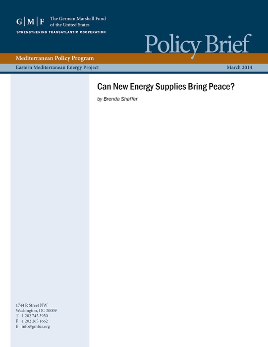 Can New Energy Supplies Bring Peace?