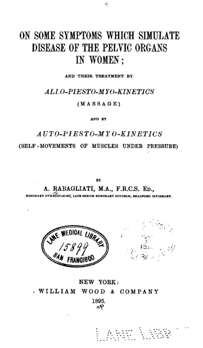 On some symptoms which simulate disease of the pelvic organs in women