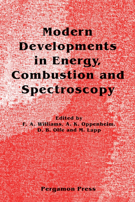 Modern Developments in Energy, Combustion and Spectroscopy