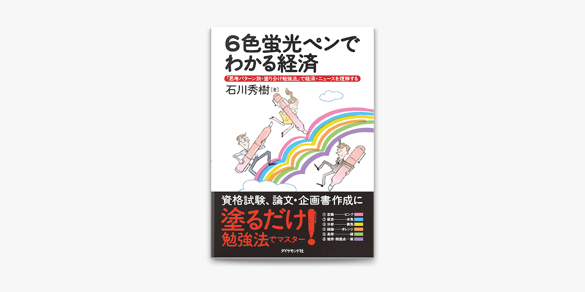 Apple Booksで6色蛍光ペンでわかる経済を読む