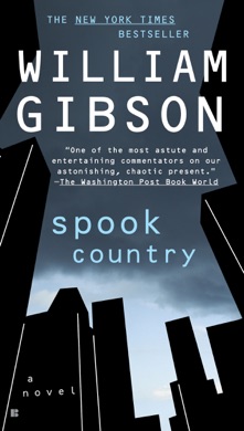 Capa do livro Spook Country de William Gibson