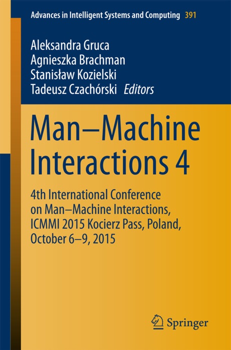 Man–Machine Interactions 4