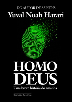 Capa do livro Homo Deus: Breve História do Amanhã de Yuval Noah Harari