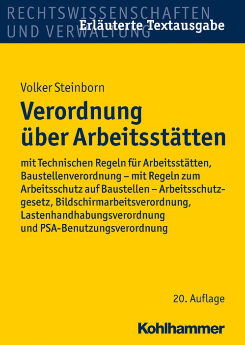 Verordnung über Arbeitsstätten