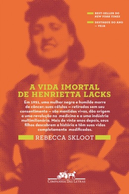 Capa do livro A Vida Imortal de Henrietta Lacks de Rebecca Skloot