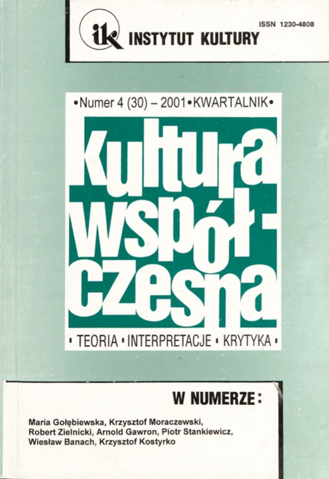 Kultura Współczesna 4/2001