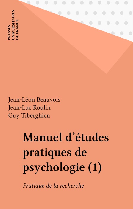 Manuel d'études pratiques de psychologie (1)