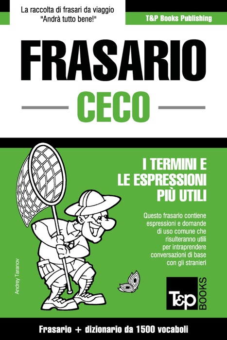 Frasario Italiano-Ceco e dizionario ridotto da 1500 vocaboli