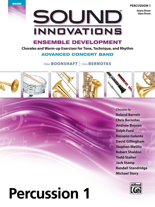 Sound Innovations for Concert Band: Ensemble Development for Advanced Concert Band - Percussion 1