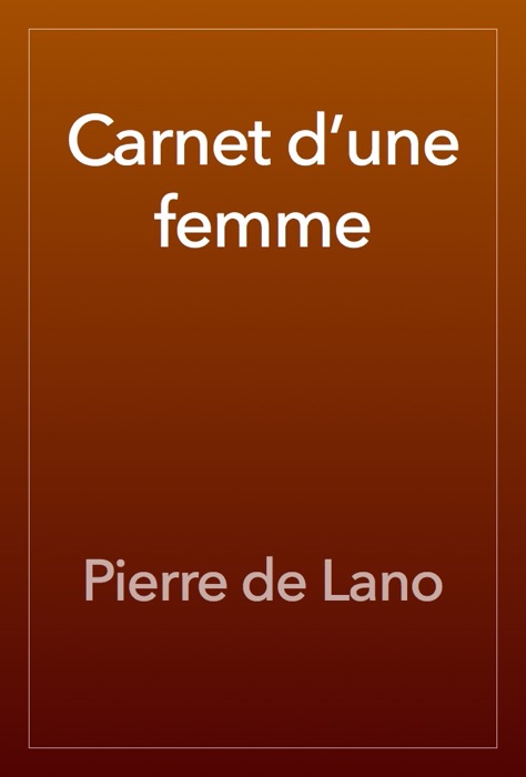 Carnet d’une femme