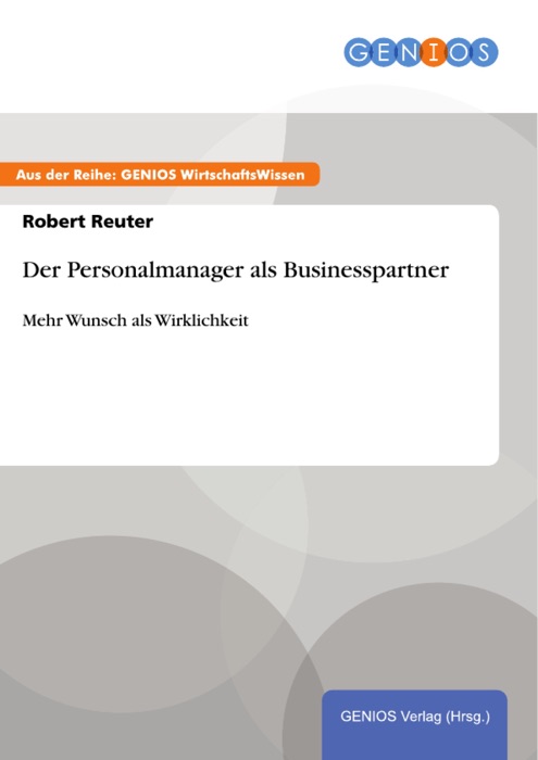 Der Personalmanager als Businesspartner