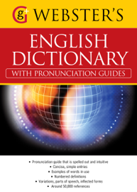 Webster's American English Dictionary (with pronunciation guides)
