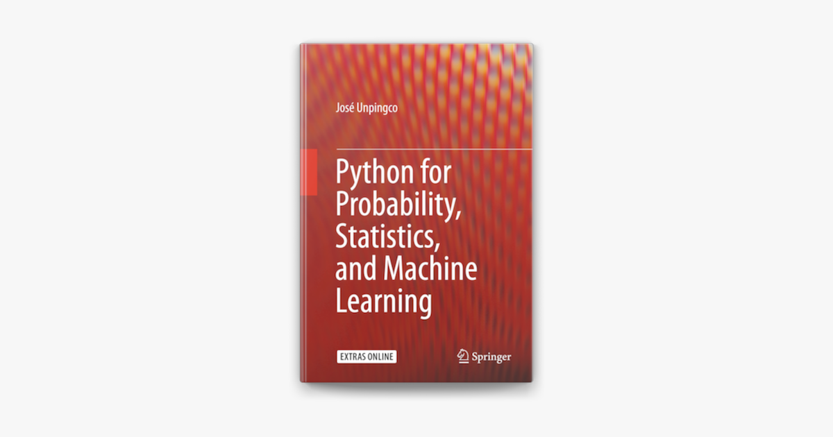  python for probability statistics and machine learning on apple books