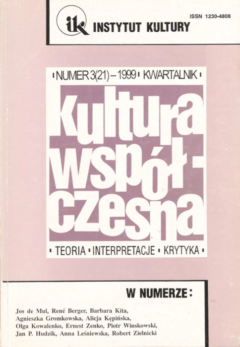 Kultura Współczesna 3/1999