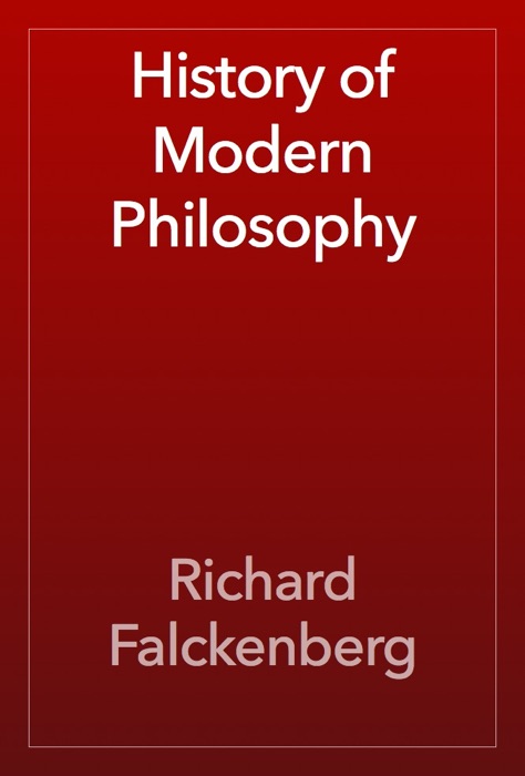 History of Modern Philosophy