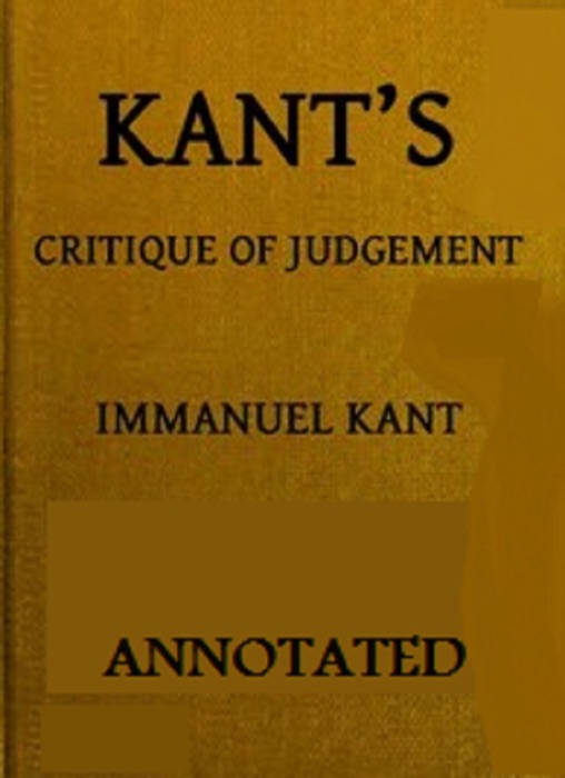 Critique of Judgement (Annotated)