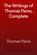 The Writings of Thomas Paine, Complete The Writings of Thomas Paine, Complete