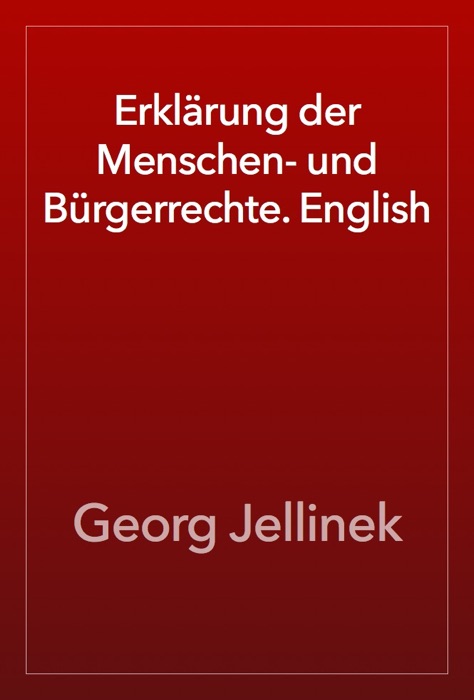 Erklärung der Menschen- und Bürgerrechte. English