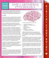 Speedy Publishing - DSM-5 Abnormal Psychology (Speedy Study Guides) artwork