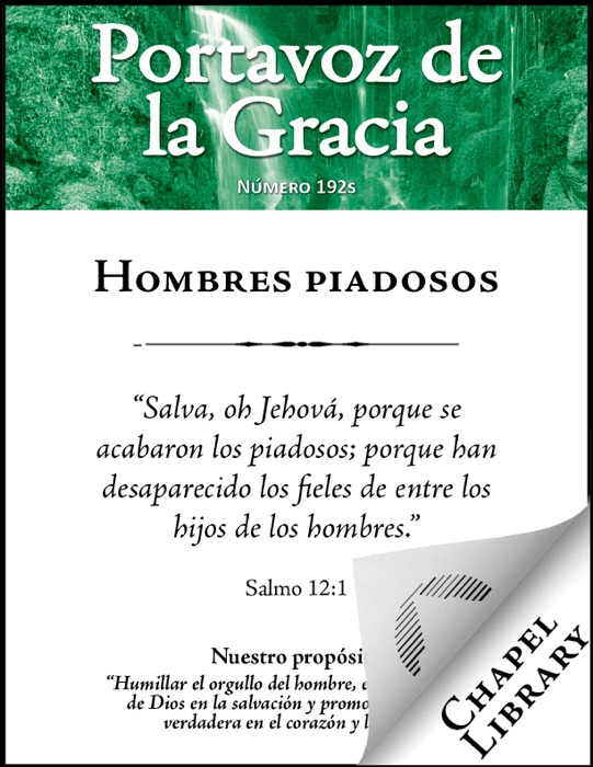 Portavoz de la Gracia - Número 192s - Hombres piadosos