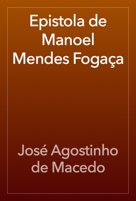 Epistola de Manoel Mendes Fogaça