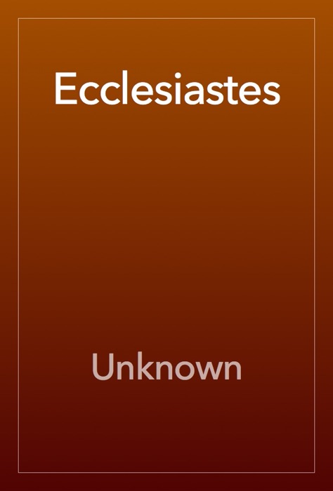 Ecclesiastes