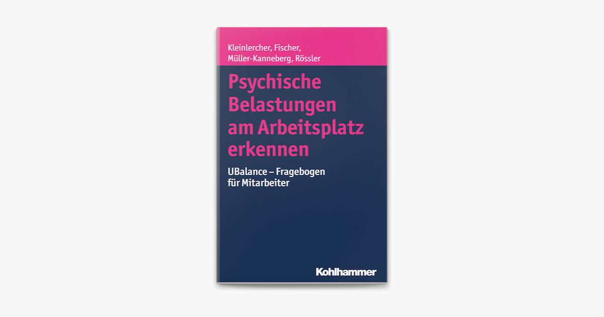 Psychische Belastungen Am Arbeitsplatz Erkennen» в Apple Books