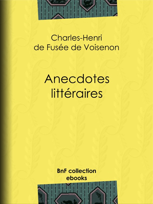 Anecdotes littéraires