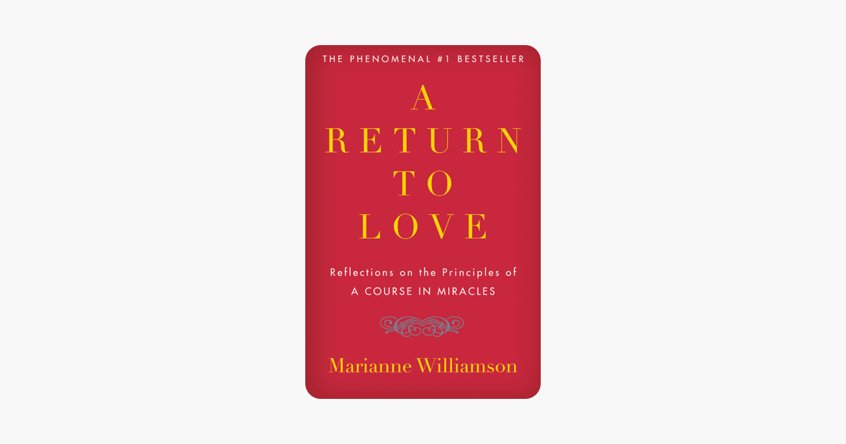 A Return to Love - Marianne Williamson A Return to Love - Marianne Williamson