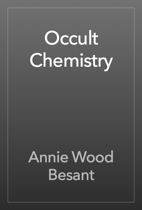 Occult Chemistry