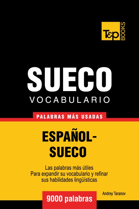 Vocabulario Español-Sueco: 9000 Palabras Más Usadas