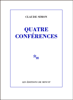 Claude Simon - Quatre conférences artwork