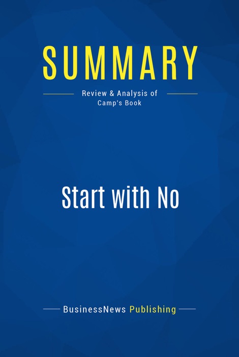 Summary: Start with No