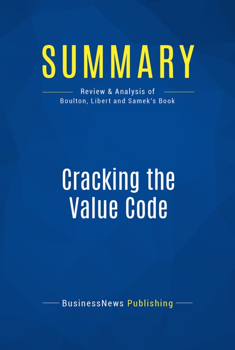 Summary: Cracking the Value Code