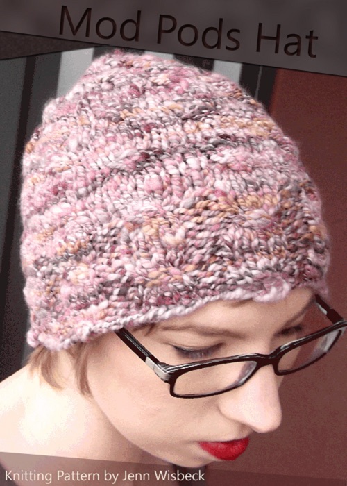 Mod Pods Hat Knitting Pattern