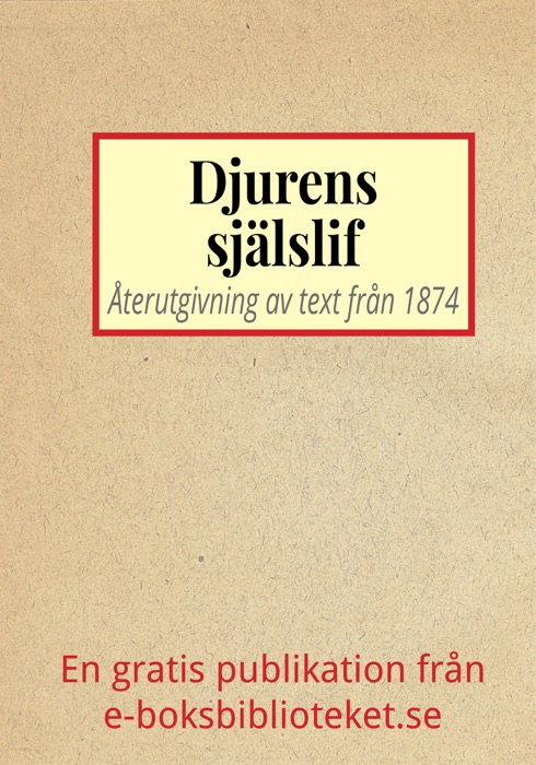 Djurens själslif